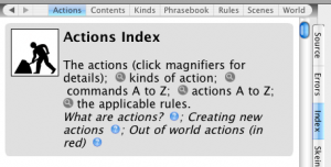 An action by any other name: Finding the names of actions in Inform 7 ...