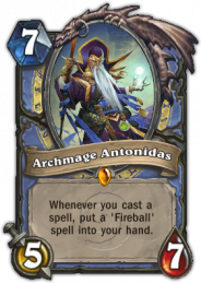 Hearthstone card Archmage Antonidas